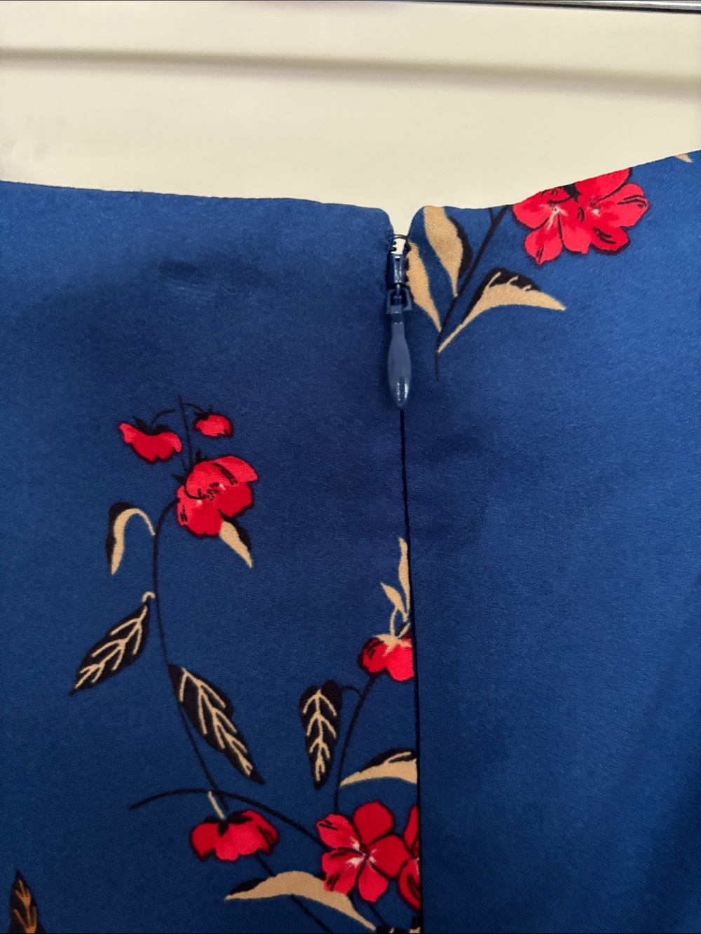 Ann Taylor Blue Floral Circle Skirt - Picture 6 of 6
